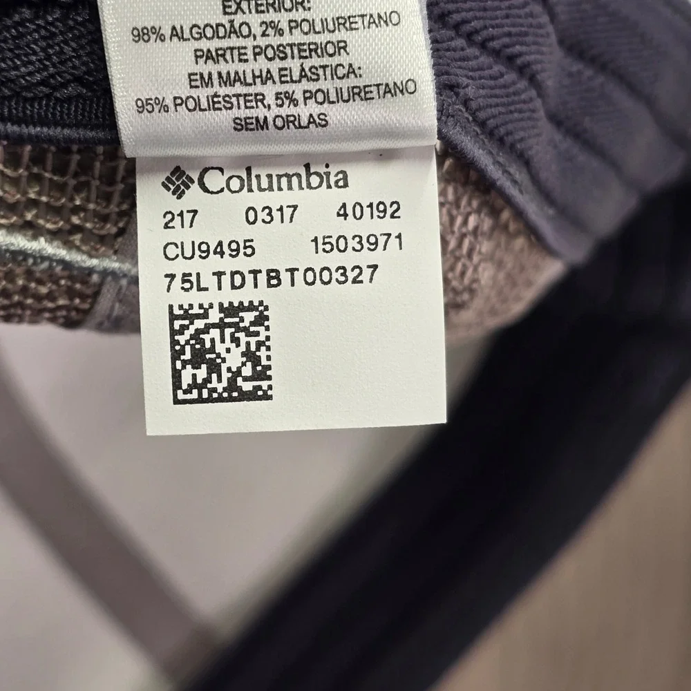 Columbia PFG Performance Fishing‎ Hat Tan Mesh American Flag Fish Logo Cap L/XL